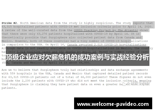 顶级企业应对欠薪危机的成功案例与实战经验分析